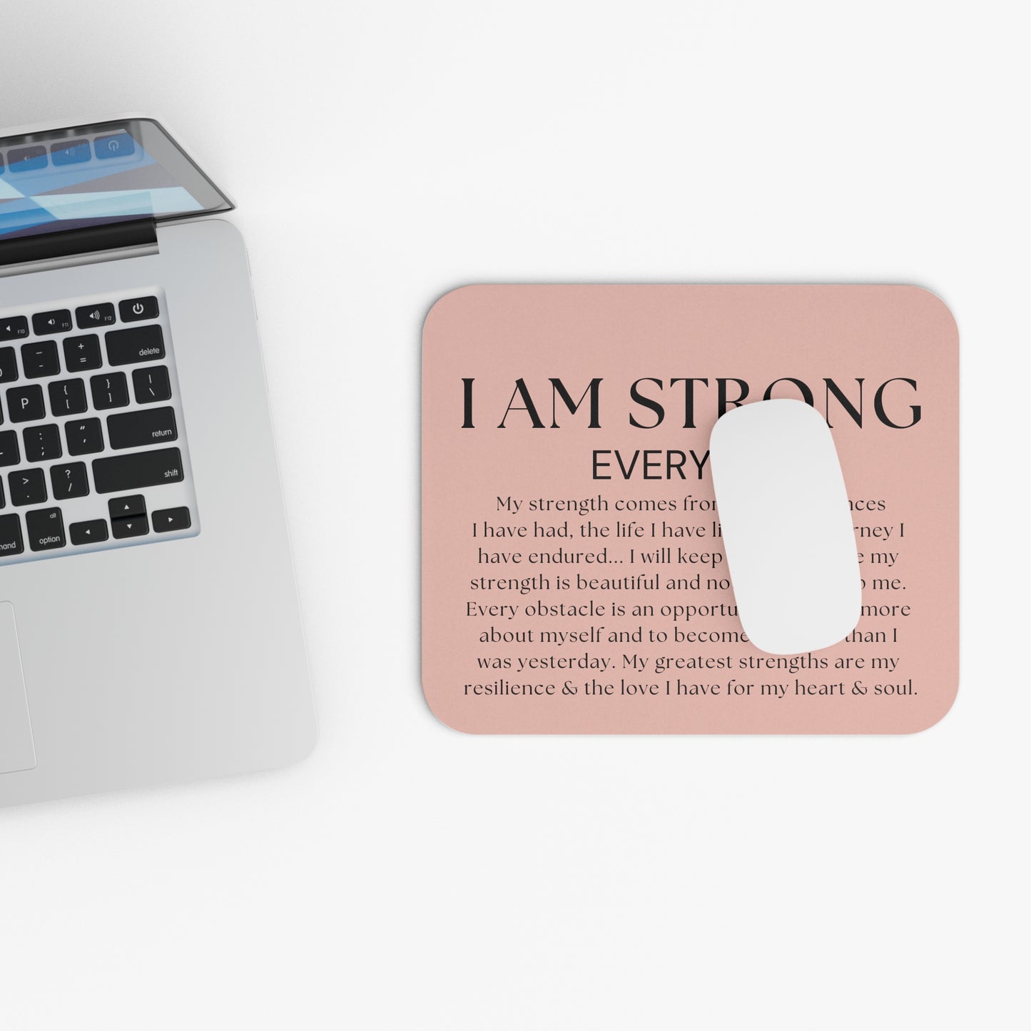 I AM STRONG Mouse Pad