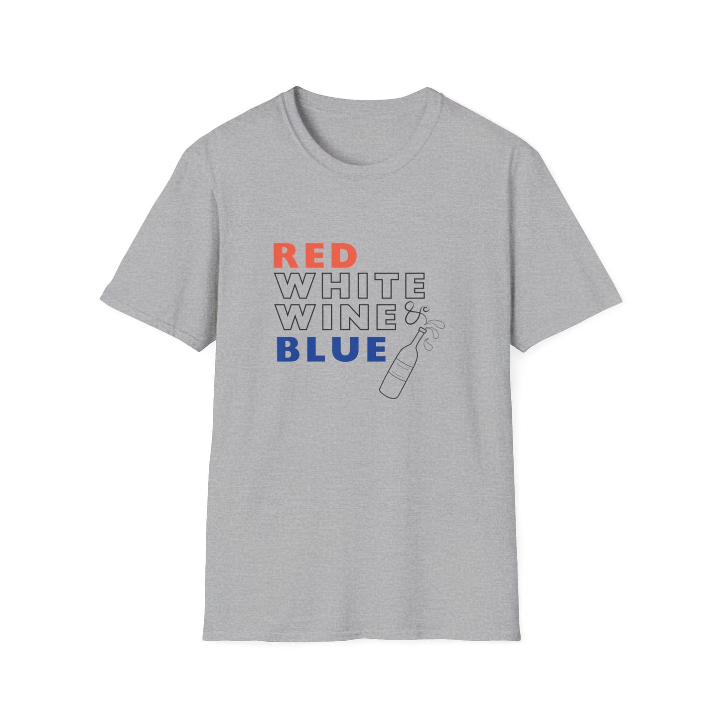 Red, White Wine and Blue t-shirt