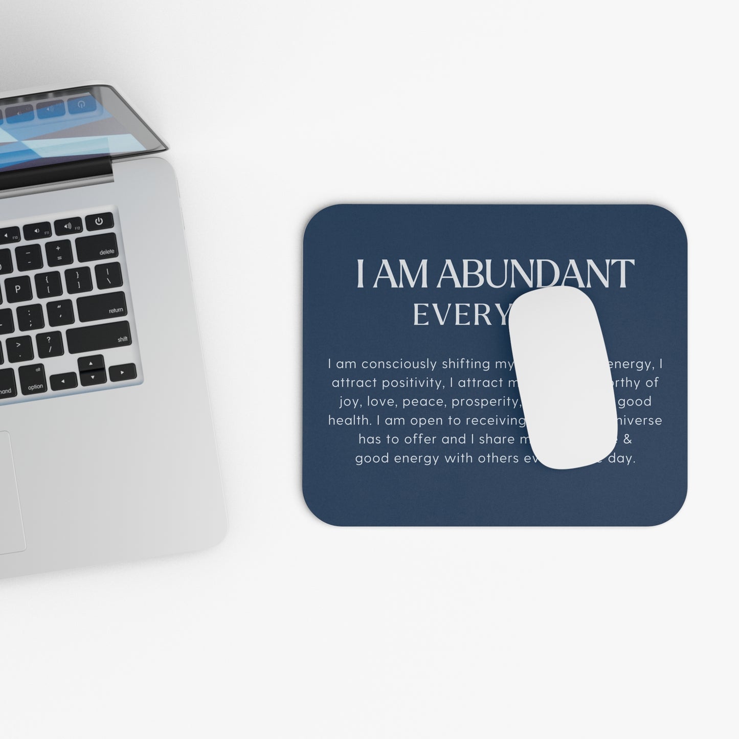 I AM ABUNDANT Mouse Pad