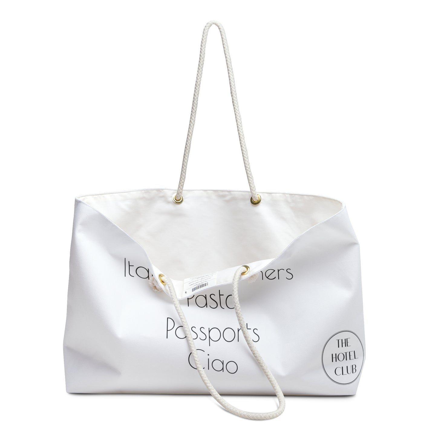 The Hotel Club, A Weekend in Italy Oversized Tote