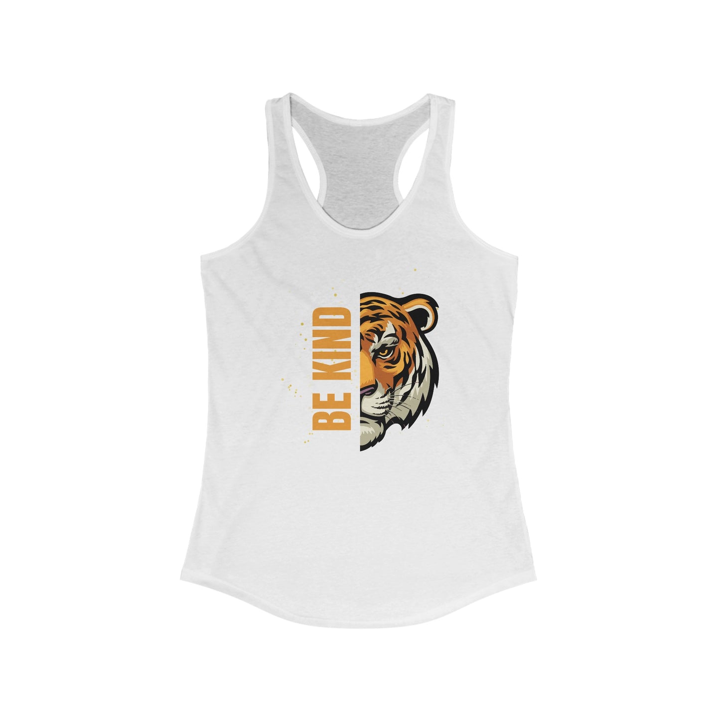 Be Kind Tiger Women's Racerback Tank