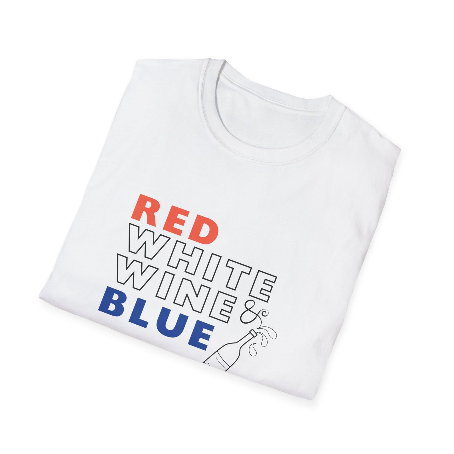 Red, White Wine and Blue t-shirt