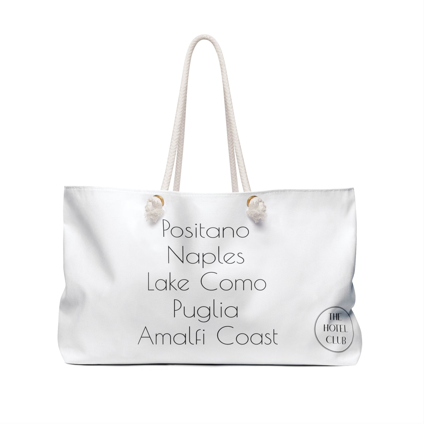 The Hotel Club, A Weekend in Italy Oversized Tote