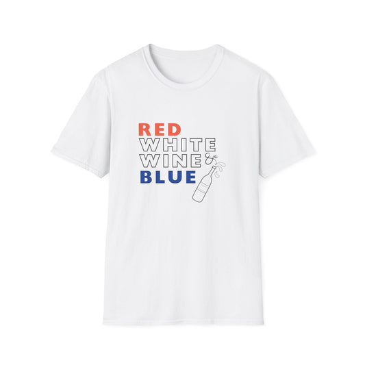 Red, White Wine and Blue t-shirt