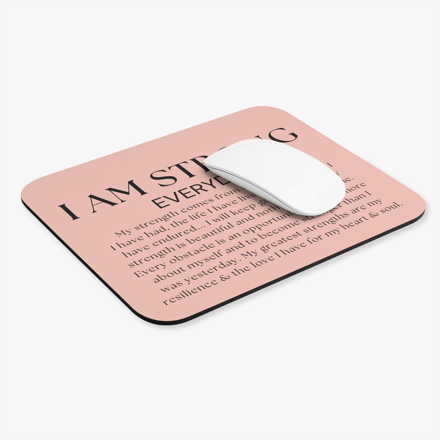 I AM STRONG Mouse Pad