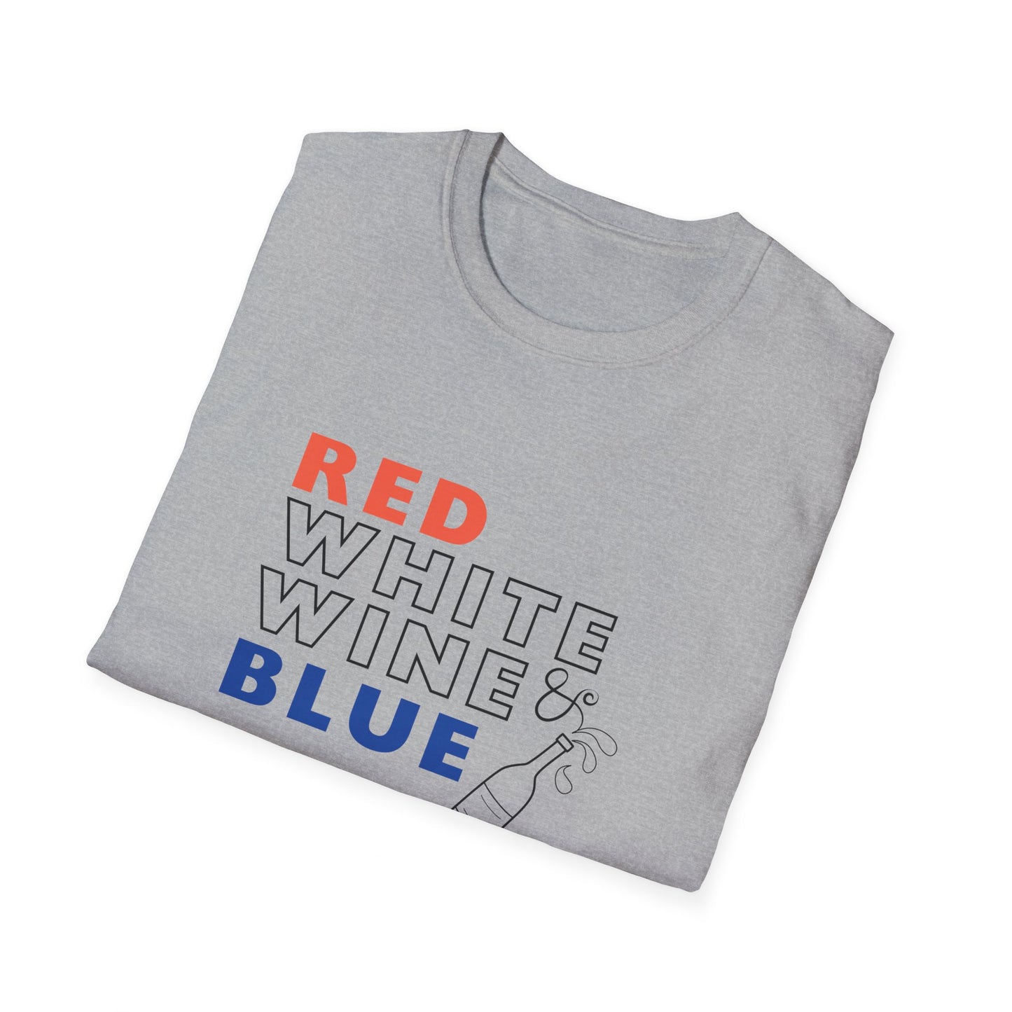 Red, White Wine and Blue t-shirt